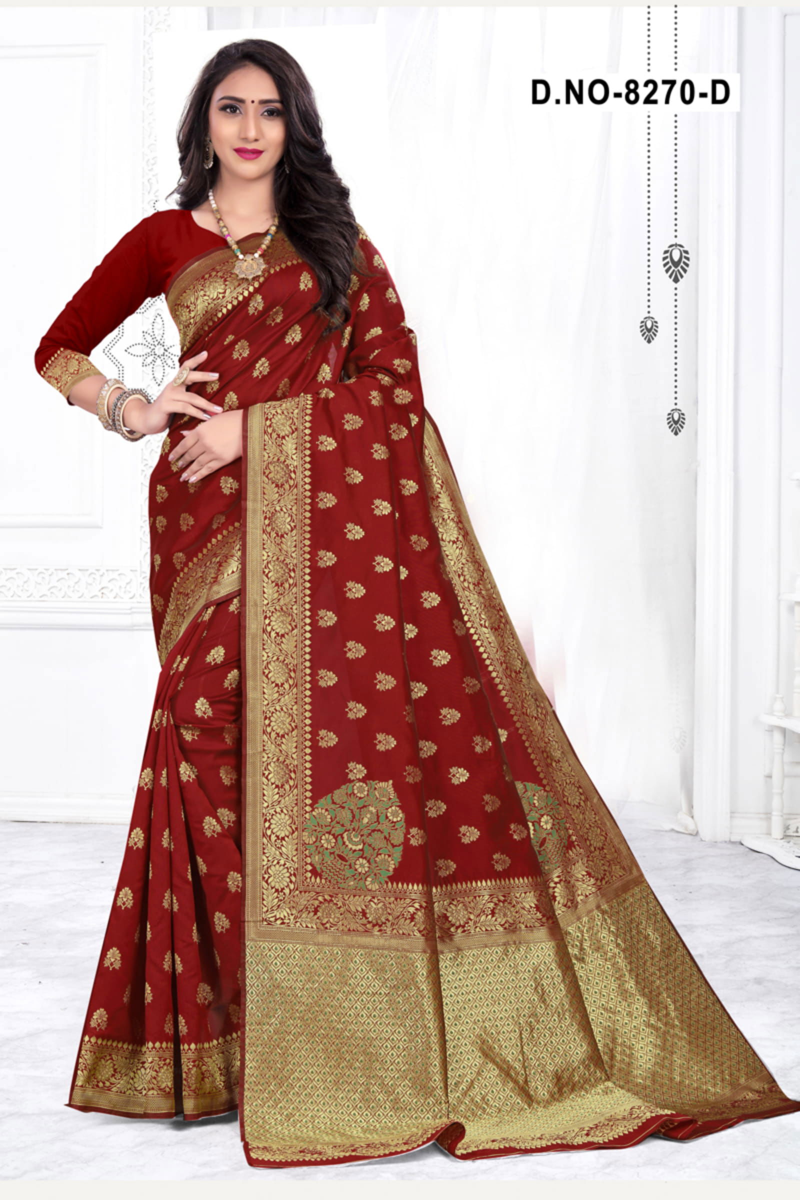 Melody 8270 Designer Handloom Cotton Silk Saree Collection at Wholesale Price